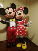 Casal Mickey e Minnie olhos de acrílico